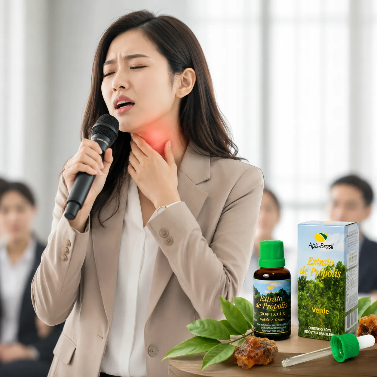 講話太多導致的喉嚨沙啞
